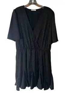 Black Elegant Midi Dress