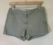 J.Crew  Women's 3.5" Chino Shorts H5616 Size 8 Khaki Green