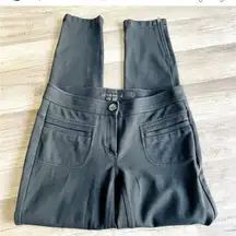 Theory black knit pants size 2