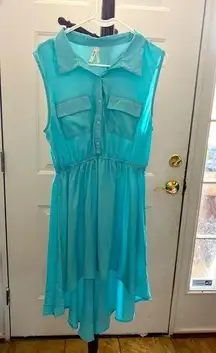 HIGH LOW DRESS SIZE L GOOD STRETCH IN WAIST