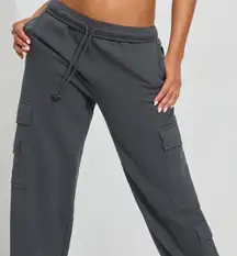 grey garage cargo sweatpants 