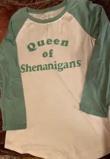 Queen Of Shenanigans Ladies Tshirt 