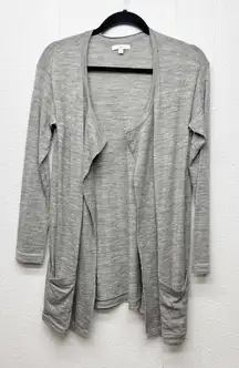 Gap Wool Blend Long Length Cardigan Womens Medium Casual Workwear Lightweight