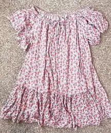 Floral Minidress Sundress Size Large