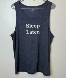 Hollister Sleep Later Men’s Tank Top Workout Shirt Size Large