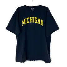 Champion  | University of Michigan Navy Blue Tee Shirt 2XL