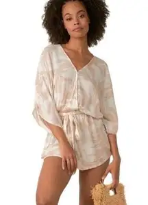 NWT Palm Print Romper Sz Small