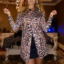 Sexy Cheetah Cardigan Top