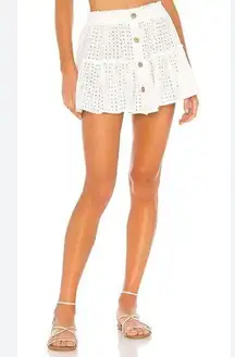 Eberjey Portola Nellie Skirt in Ecru Size XS