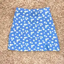 Hollister daisy print mini skirt sz S