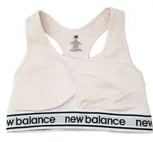 New Balance Womens Racerback NB Pace Racerback Athletic Sports Bra Size M Pink