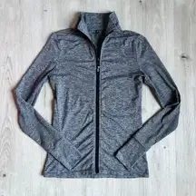 Ptula Bare Heathered Grey Full Zip Athletic Jacket 