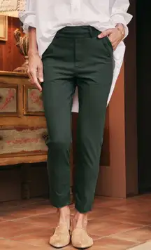 Frank & Eileen Murphy Billion Dollar Pants Size Large Evergreen Trousers Pockets