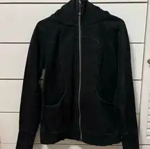 Lululemon Black Full Zip Scuba