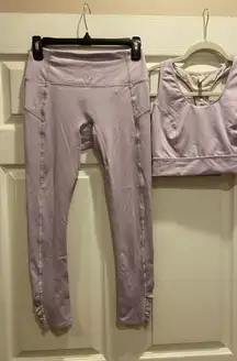 Free People Movement leggings and bra top set