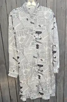 Jon & Anna Monochrome Text Print Dress