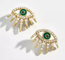 Evil Eye Starburst Earrings