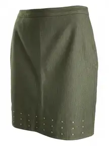 NY Collection BRONZE Pencil Skirt with BRONZE Accents