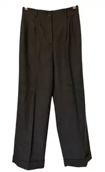 Herman Geist Plaid Wool Lined Menswear Trousers Womens 10 New