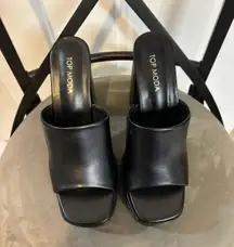 Size 8  Black Heels