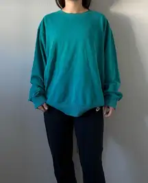 Teal The North Face Crewneck