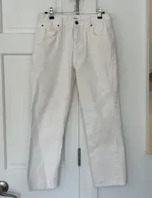 EUC BA&SH Cream White Jeans 26 Crop PERFECT!