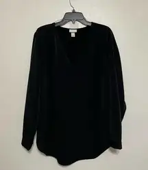 Ava & Viv  Black Tunic Shirt Size 1X