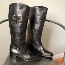 👢 Leather Knee High Boot