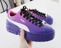 X Bratz Mayze Platform Sneakers in Prism Violet-Spring Crocus NWT Size 7