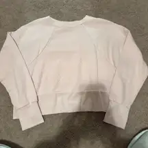 Light pink cropped Nike crewneck pullover size small