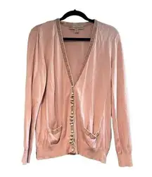 Nine West American Vintage Pink Cardigan Size XL