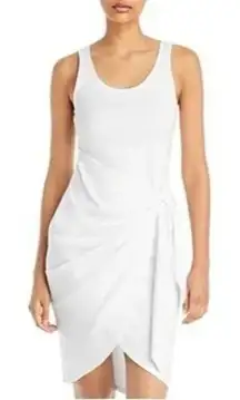 Three Dots Wrap Shirt Dress White‎ M