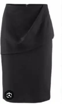 Cabi‎ #3140 Overlay Pencil Skirt Black Sz 8