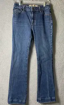 Gap Jeans Womens 6 Flare Stretch Medium Wash‎ Stretch Cotton Lycra Spandex