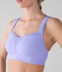 Lululemon Ta Ta Tamer III Convertible Sports Bra in Lavender Size 34C