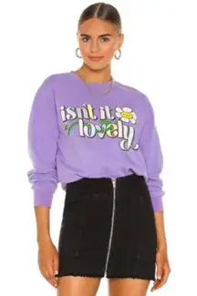 NWT BSR  Purple Isn’t It Lovely Sweatshirt Size Medium