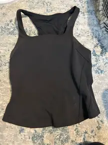 Lululemon black padded tank top