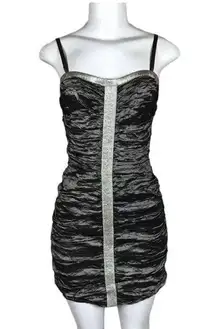 BCBG Max Azria Dress Sz Small Taffeta Sleeveless