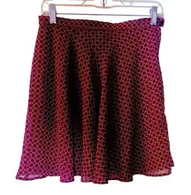 JONATHAN MARTIN Vintage Burgundy Mini Skirt