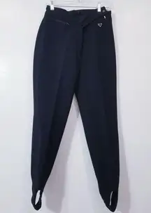 Vintage Obermeyer Relaxed Stirrup Women Snow Bibs Overall Jumpsuit Made in Japan