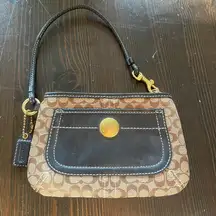 Coach Small Monogram Wristlet