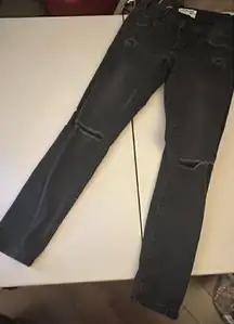 One x one teaspoon black distressed jeans 24