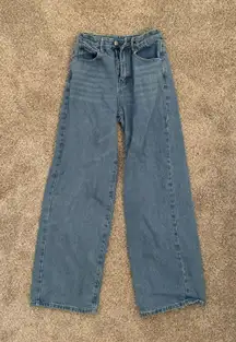 High Waisted Wide Leg Jeans