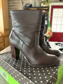 Dark Brown Booties