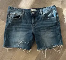 Aeropostale denim low rise cut-off shorts