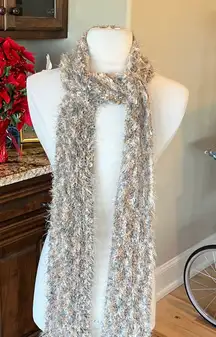 Steve Madden Winter Scarf Long Tan Multcolor