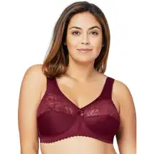 Glamorise 1000 MagicLift Original Full Figure Wireless Support Bra Plus Sz 42DD