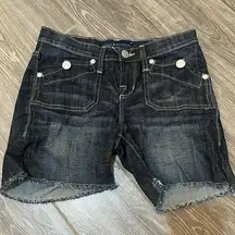 women’s size 2 cut off jeans shorts 5” inseam