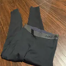 Nike Pro Black Leggings dri fit size medium