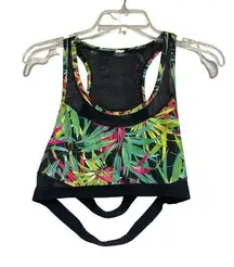 Fabletics Women's Summer Beach Sports Bra Swimsuit Top Multicolor Size s